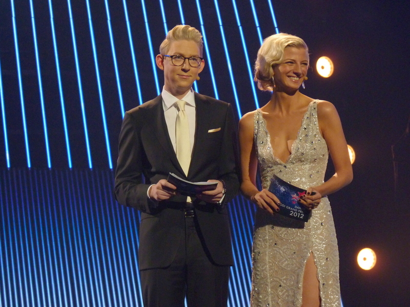 den første omfavne Skænk Our hosts of the evening: Emil Thorup & Louise Wolff - EuroVisionary -  Eurovision news worth reading