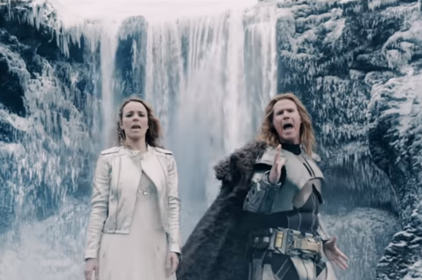 Will Ferrel and Rachel McAdams star as Eurovision hopefulls Lars Erickssong and Sigrit Ericksdottir.